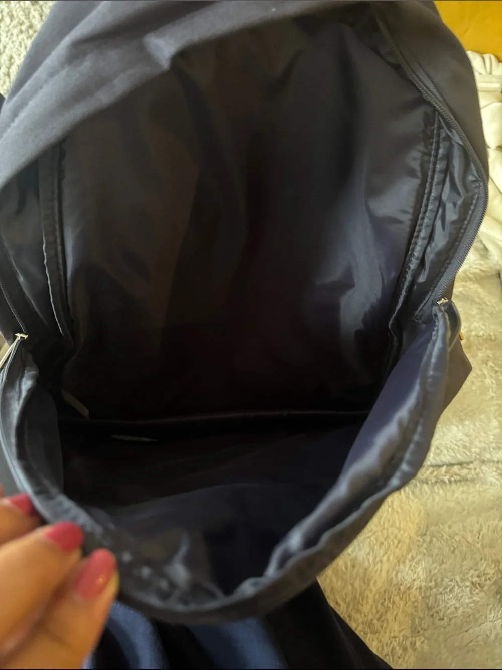 Polo by Ralph Lauren Navy Blue Canvas Backpack